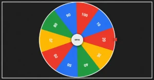 Spin Number Wheel with participant names for random selection and giveaways
