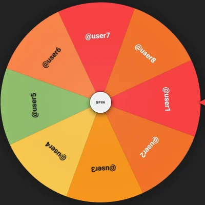 giveaway wheel